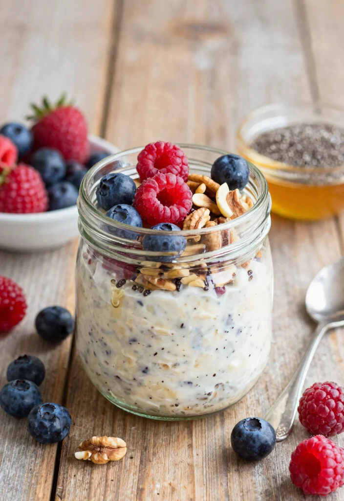 14 Easy Healthy Food Recipes for Quick Balanced Eating - 8. Overnight Oats