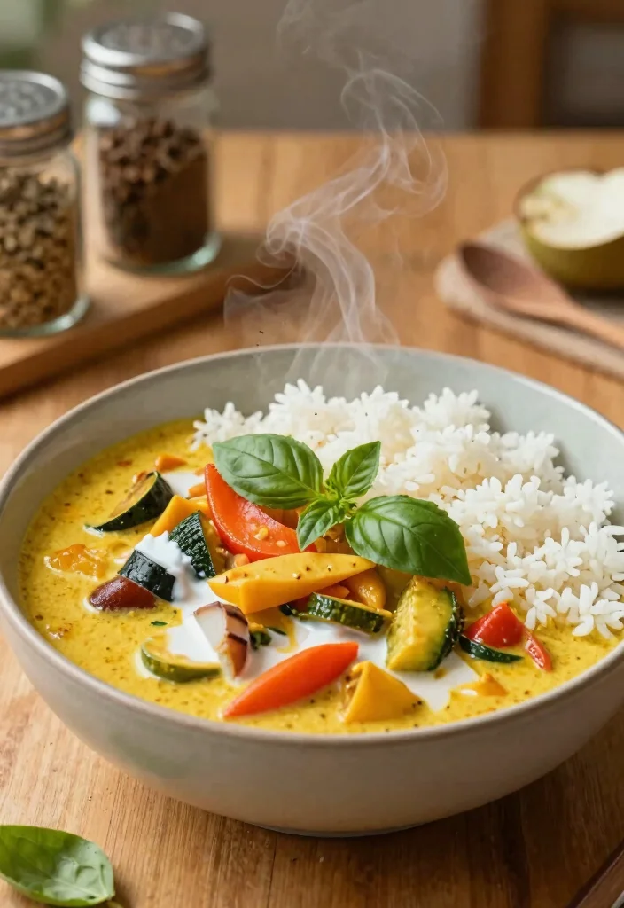 14 Healthy Vegetable Dinner Recipes for Fresh Easy Weeknight Meals - 7. Thai Vegetable Curry