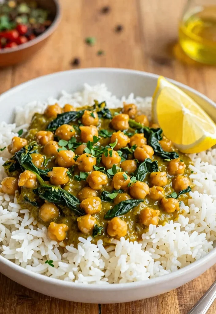 14 Healthy Vegetable Recipes for Simple Flavor-Packed Meals - 10. Chickpea and Spinach Curry