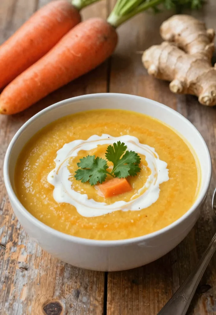 14 Healthy Vegetable Recipes for Simple Flavor-Packed Meals - 12. Carrot and Ginger Soup