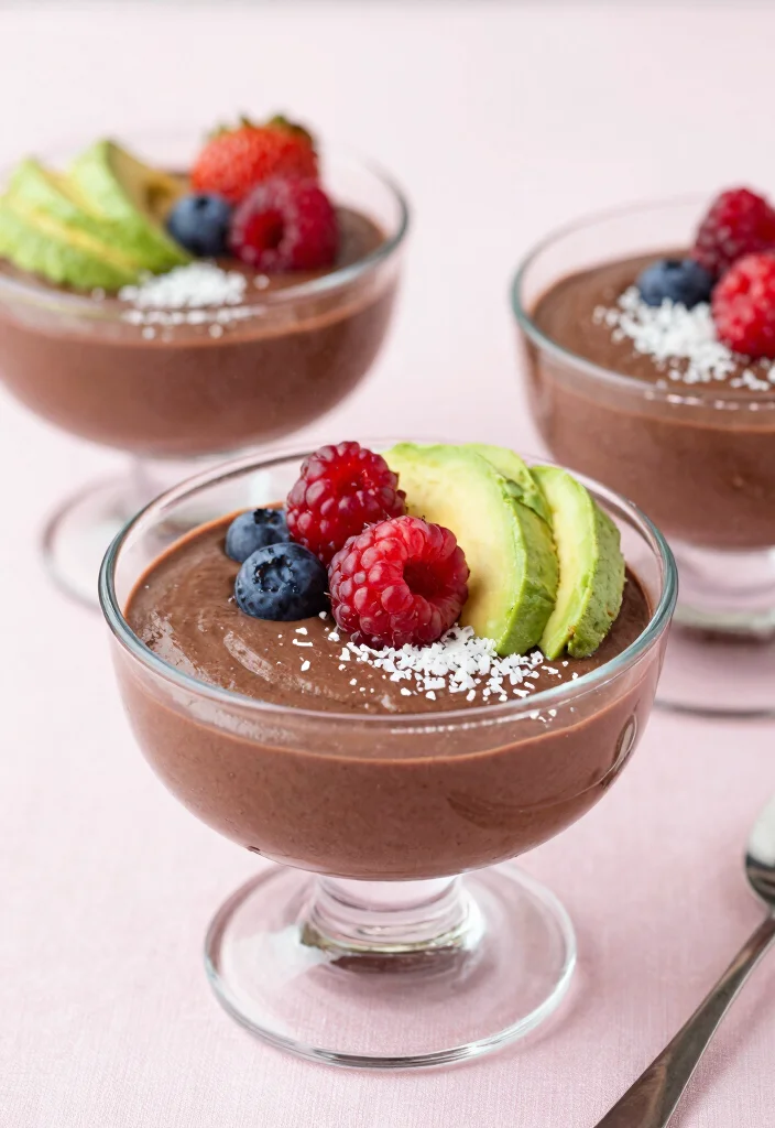 12 Fancy Dessert Recipes for Elegant Impressive Homemade Sweets - 6. Chocolate Avocado Mousse