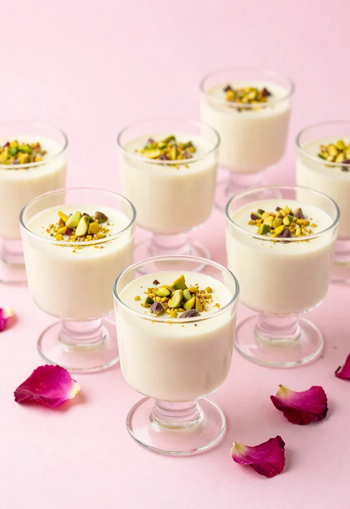 12 Fancy Dessert Recipes for Elegant Impressive Homemade Sweets - 4. Rosewater and Pistachio Mousse