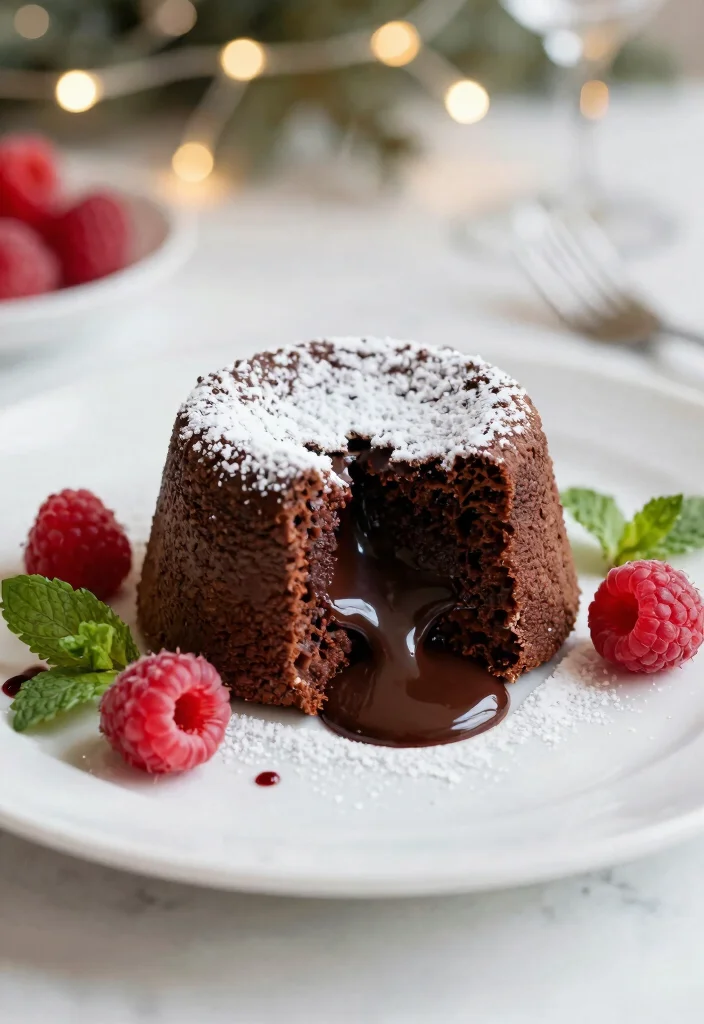 12 Fancy Dessert Recipes for Elegant Impressive Homemade Sweets - 1. Vegan Chocolate Lava Cake